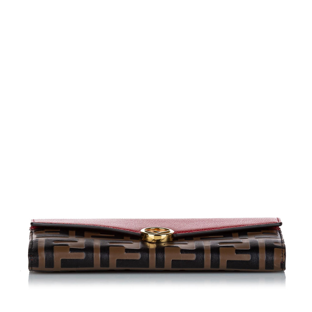 Fendi F is Fendi Zucca Leather Wallet on Chain (SHG-29267)
