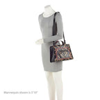 Fendi FF Calfskin Century Runaway Small Tote (SHF-6Kw03X)
