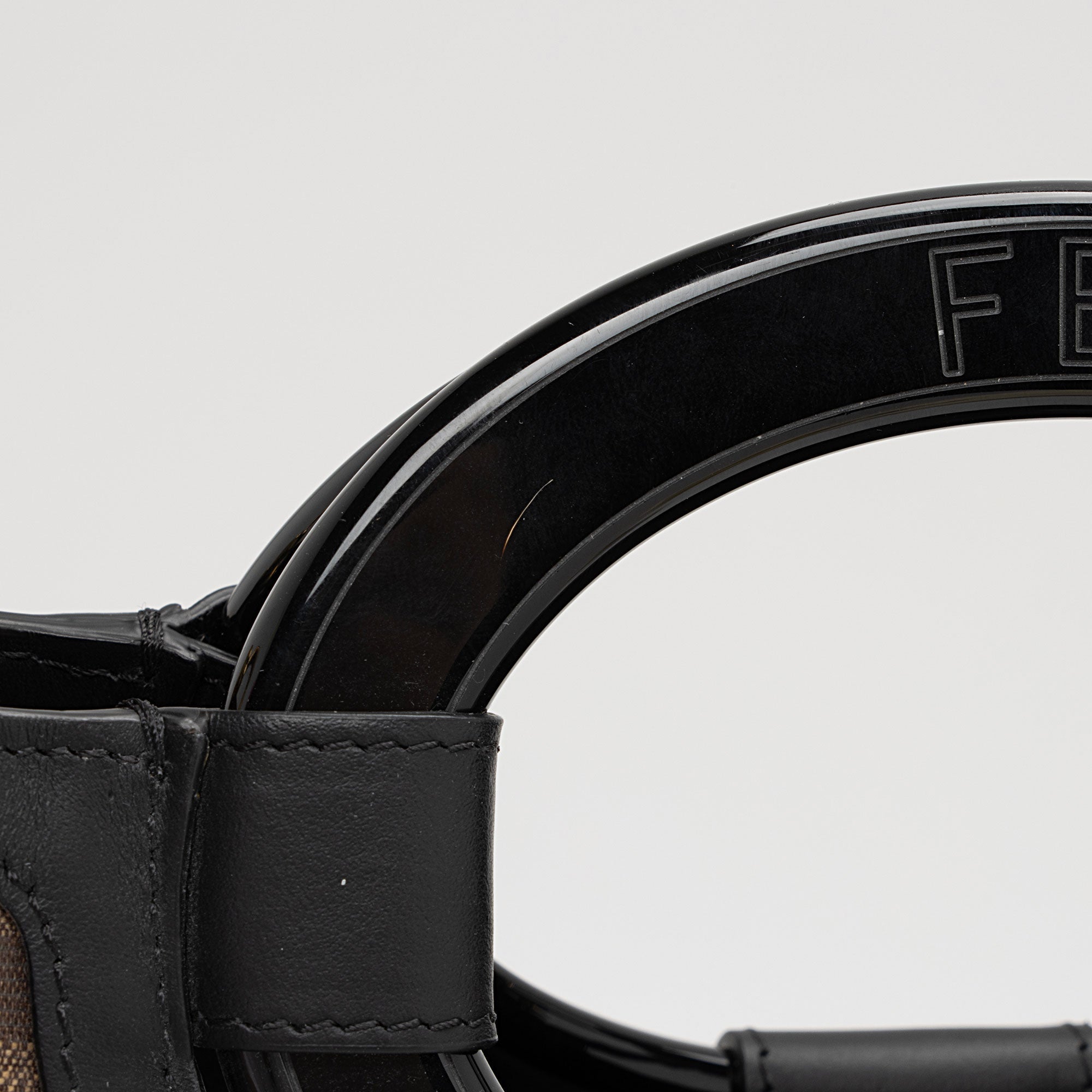 Fendi FF Coated Canvas 1974 Runaway Shopper Tote (SHF-tIEaHe)