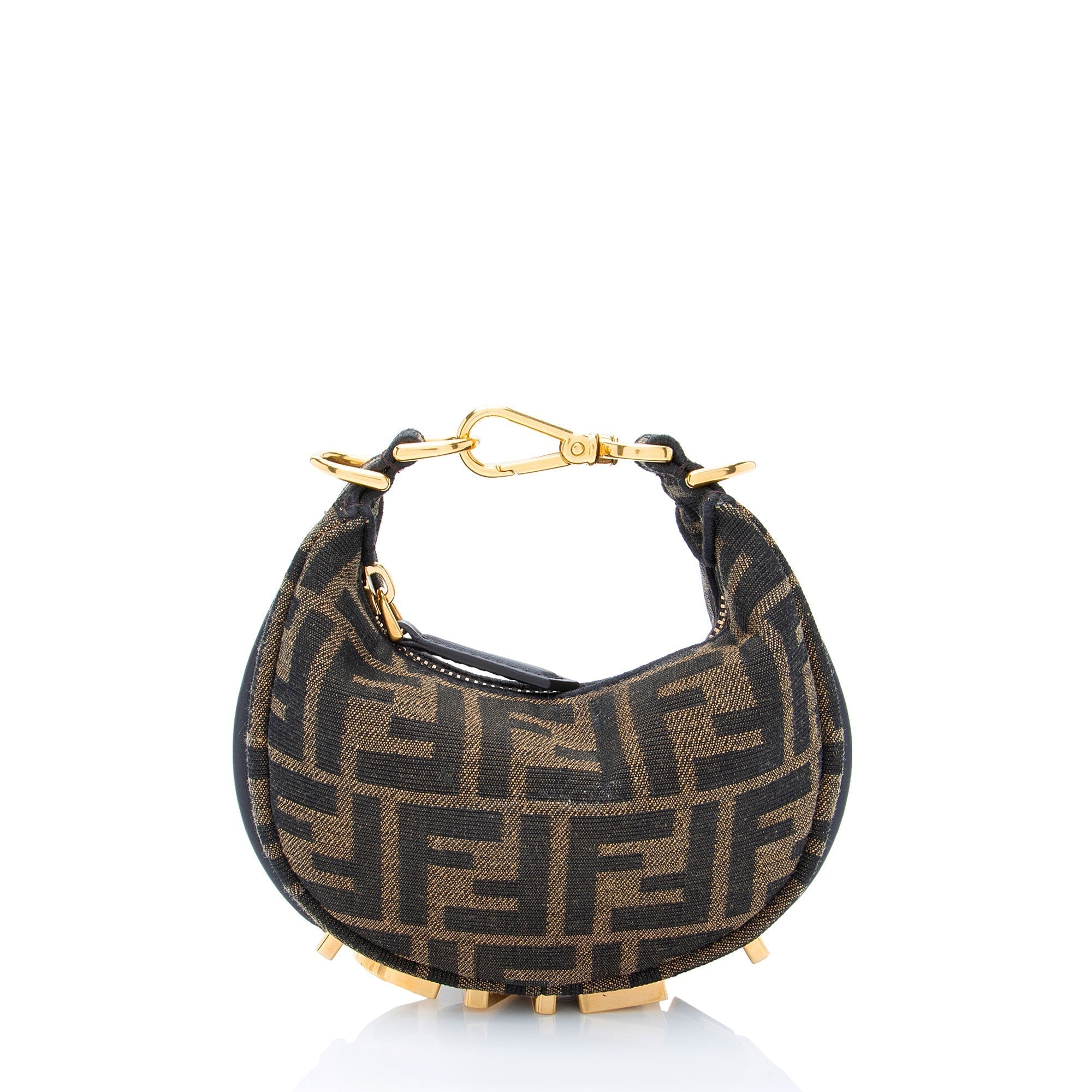 Fendi FF Canvas Fendigraphy Nano Hobo