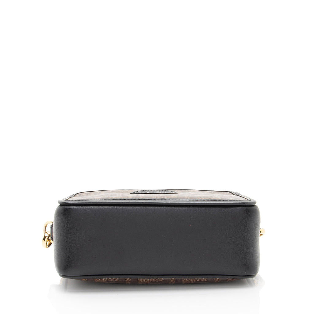 Fendi FF Coated Canvas 1974 Mini Camera Bag (SHF-MMT6uv)