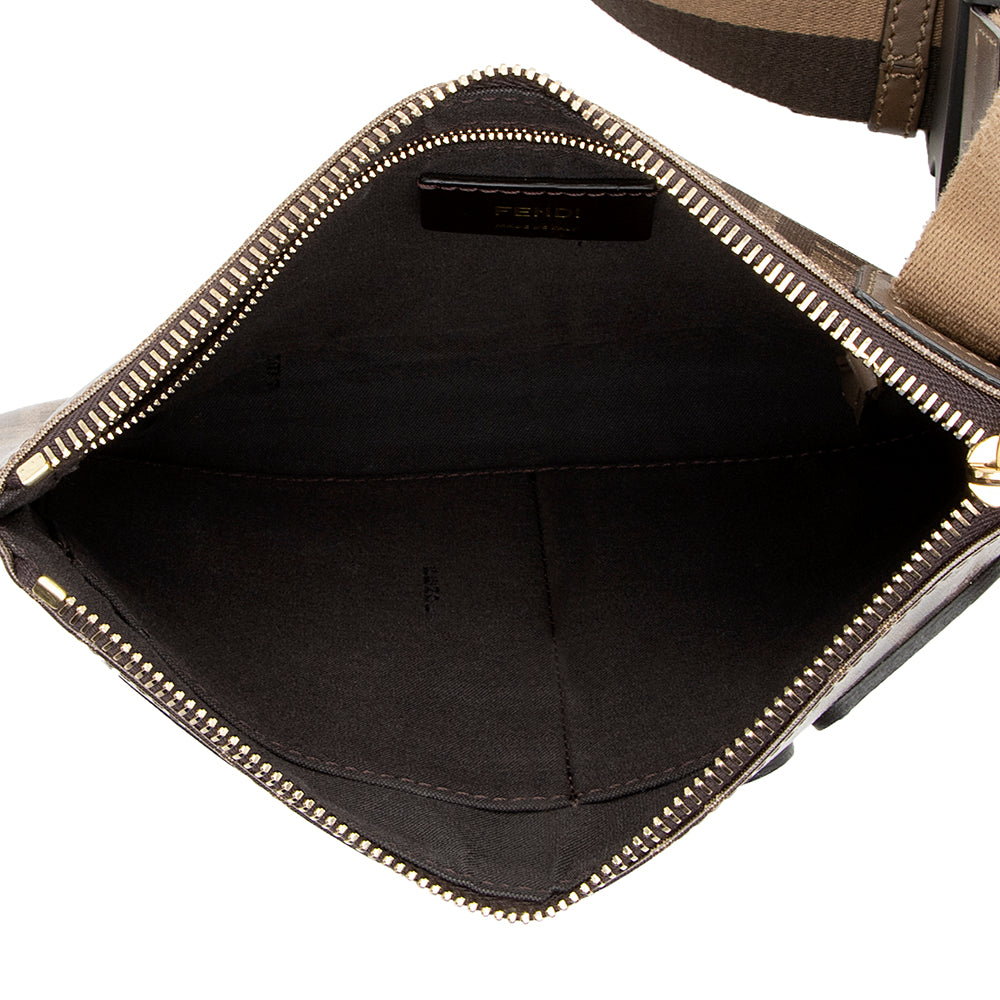 Fendi FF Spalmati Fila Messenger Bag (SHF-16130)