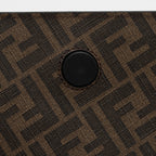 Fendi FF Coated Canvas Leather 1974 Diagonal Messenger (SHF-TIkzeY)