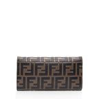 Fendi FF Embossed 1974 Continental Envelope Wallet on Chain (SHF-Vm6c4g)