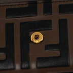 Fendi FF Embossed 1974 Continental Envelope Wallet on Chain (SHF-Vm6c4g)