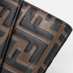 Fendi FF Embossed 1974 Continental Envelope Wallet on Chain (SHF-Vm6c4g)
