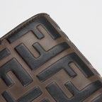 Fendi FF Embossed 1974 Continental Envelope Wallet on Chain (SHF-Vm6c4g)