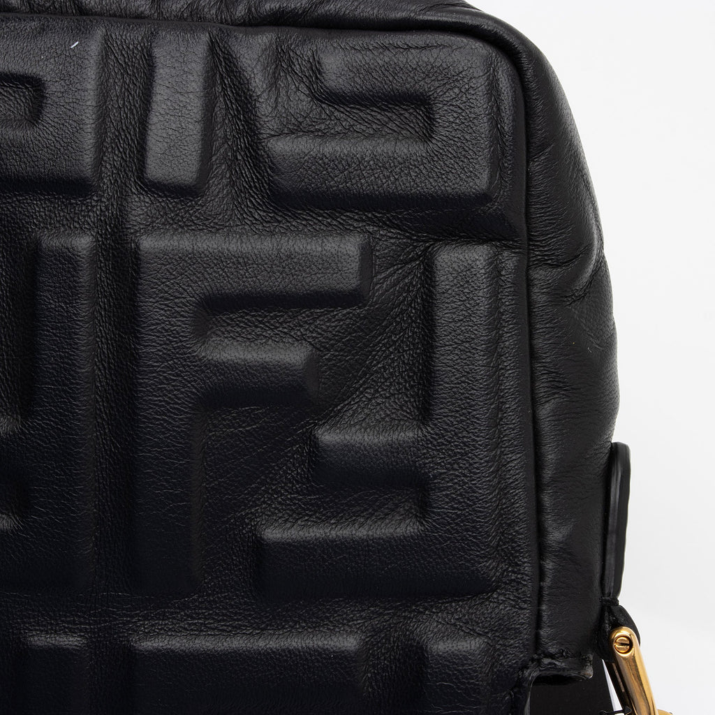 Fendi FF Embossed 1974 Mini Baguette Shoulder Bag (SHF-st6LPG)