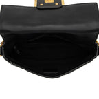 Fendi FF Embossed 1974 Mini Baguette Shoulder Bag (SHF-st6LPG)