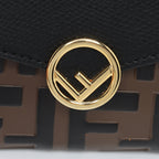 Fendi FF Embossed Calfskin F is Fendi Continental Wallet (SHF-vPL2iW)