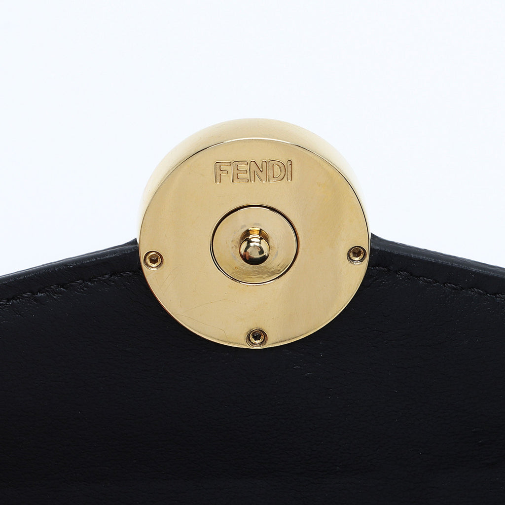 Fendi FF Embossed Calfskin F is Fendi Continental Wallet (SHF-vPL2iW)