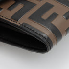 Fendi FF Embossed Calfskin F is Fendi Continental Wallet (SHF-vPL2iW)