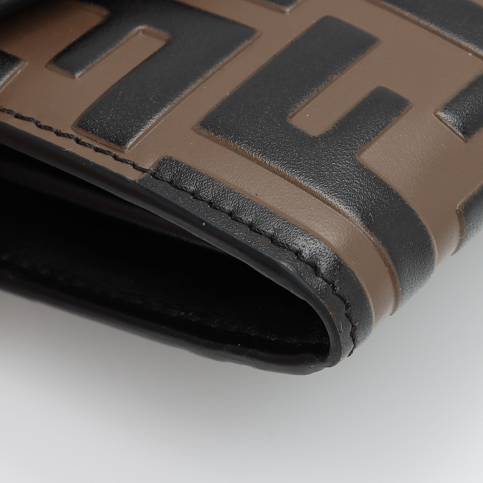 Fendi FF Embossed Calfskin F is Fendi Continental Wallet (SHF-vPL2iW)