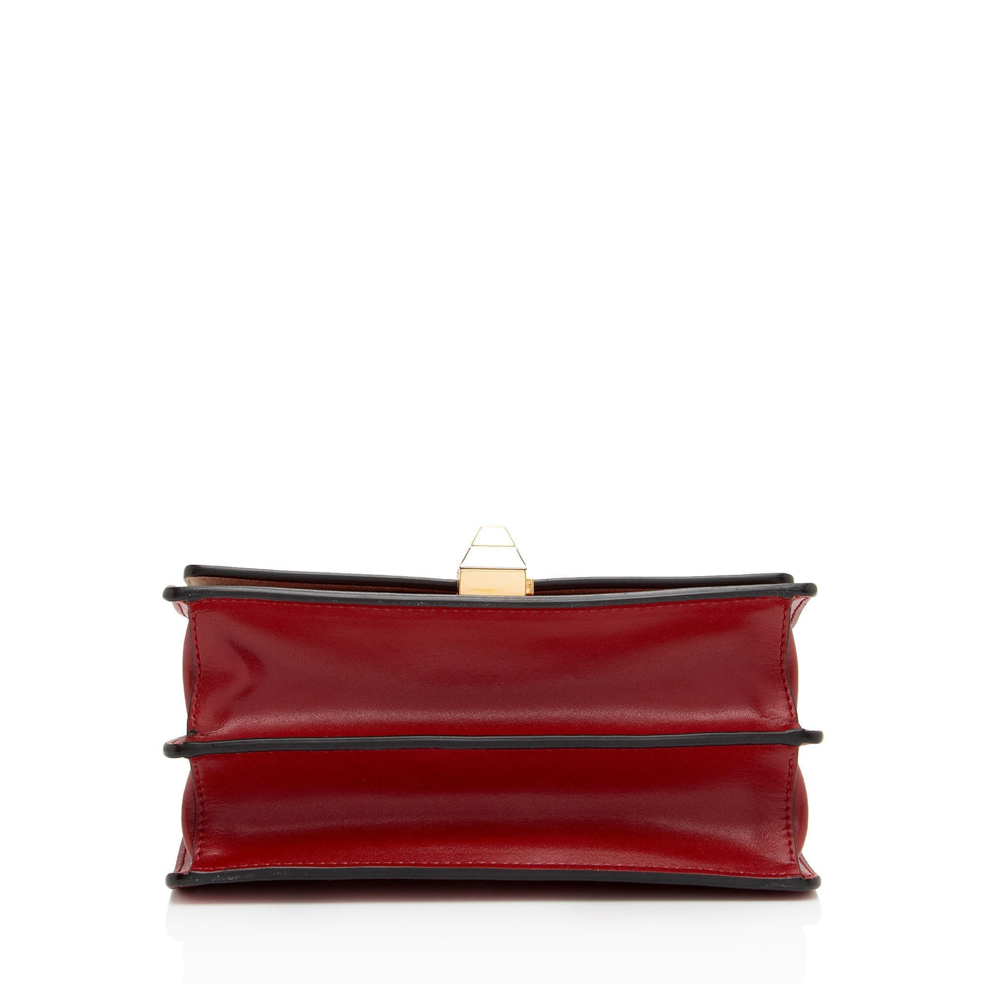 Fendi FF Embossed Calfskin Kan I Small Shoulder Bag (SHF-flp0Jj)