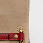 Fendi FF Embossed Calfskin Kan I Small Shoulder Bag (SHF-flp0Jj)