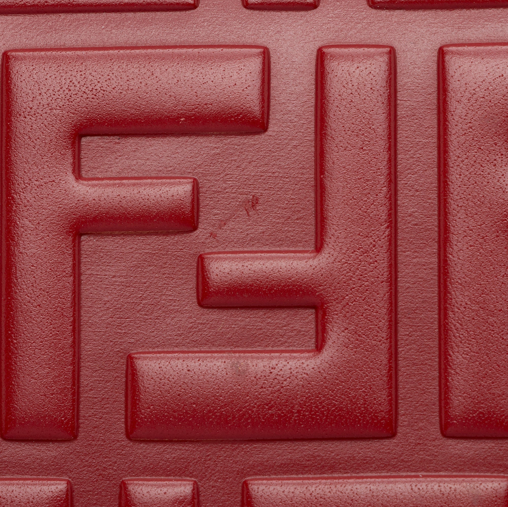 Fendi FF Embossed Calfskin Kan I Small Shoulder Bag (SHF-flp0Jj)