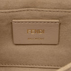 Fendi FF Embossed Calfskin Kan I Small Shoulder Bag (SHF-flp0Jj)