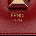 Fendi FF Embossed Calfskin Kan I Small Shoulder Bag (SHF-flp0Jj)