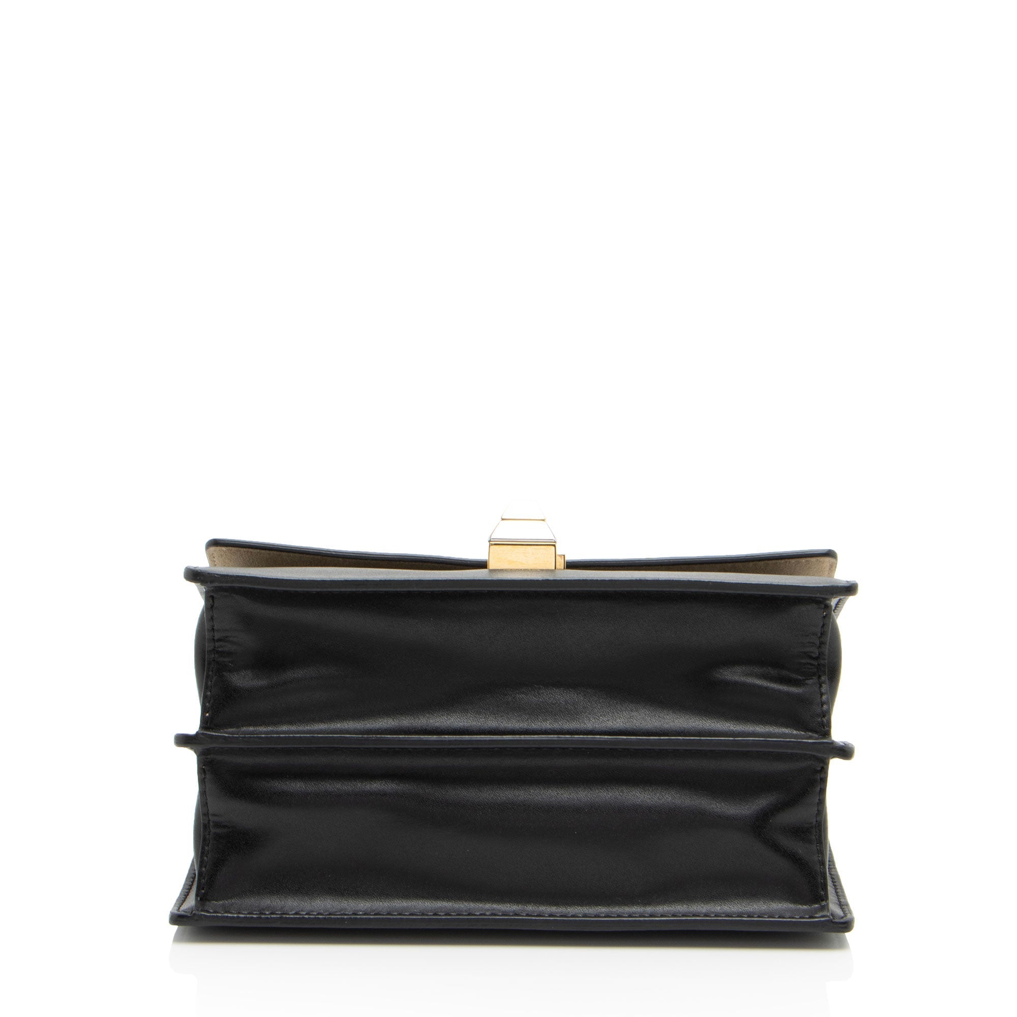 Fendi FF Embossed Calfskin Kan I Small Shoulder Bag (SHF-V5TTUT)
