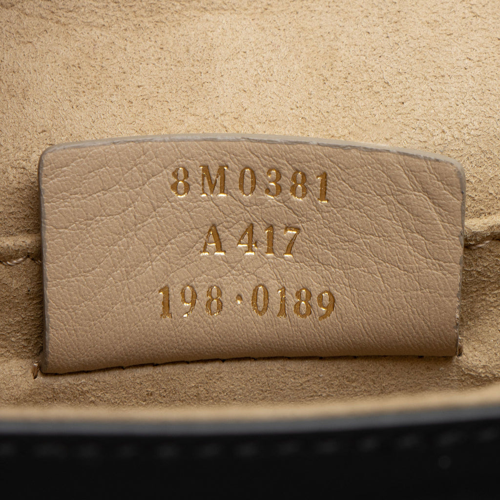 Fendi FF Embossed Calfskin Kan I Small Shoulder Bag (SHF-V5TTUT)