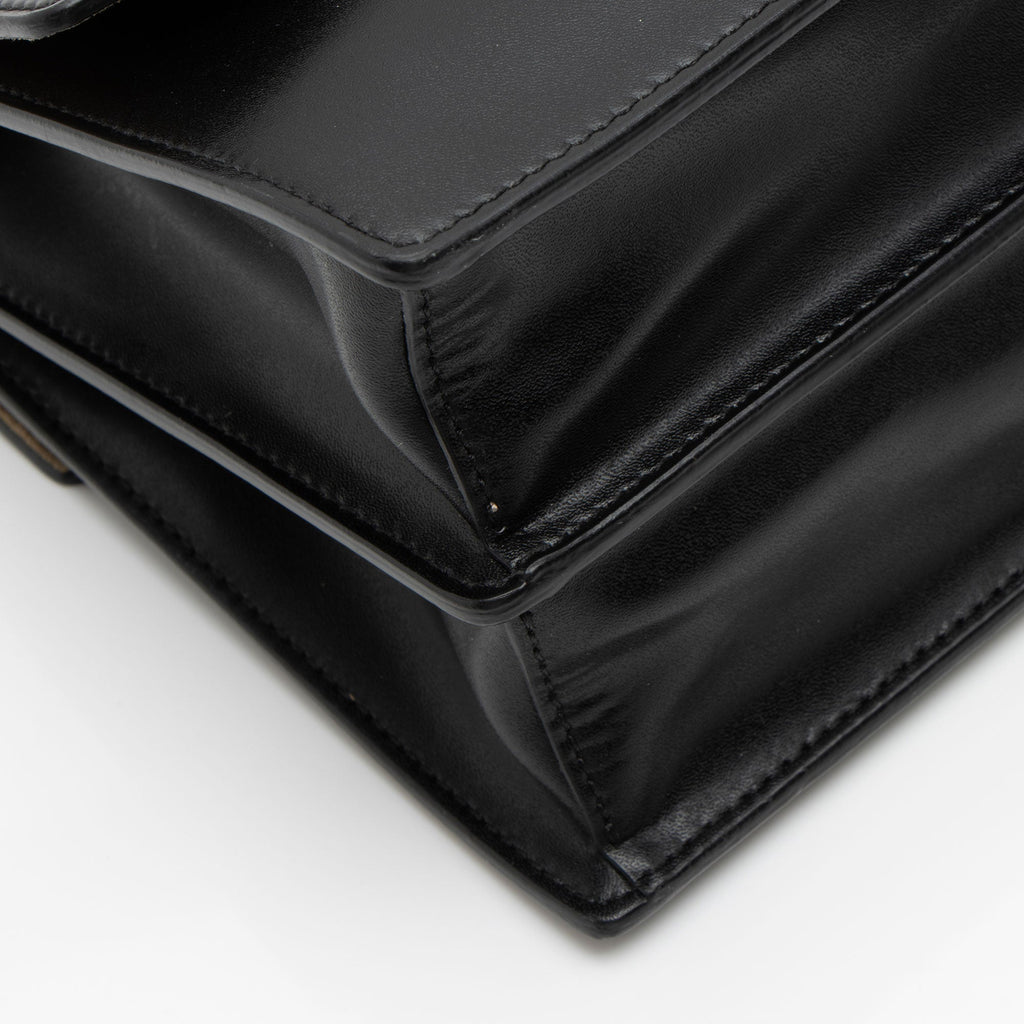 Fendi FF Embossed Calfskin Kan I Small Shoulder Bag (SHF-V5TTUT)