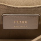 Fendi FF Embossed Calfskin Kan I Small Shoulder Bag (SHF-V5TTUT)