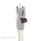 Fendi FF Embossed Calfskin Kan I Small Shoulder Bag (SHF-V5TTUT)