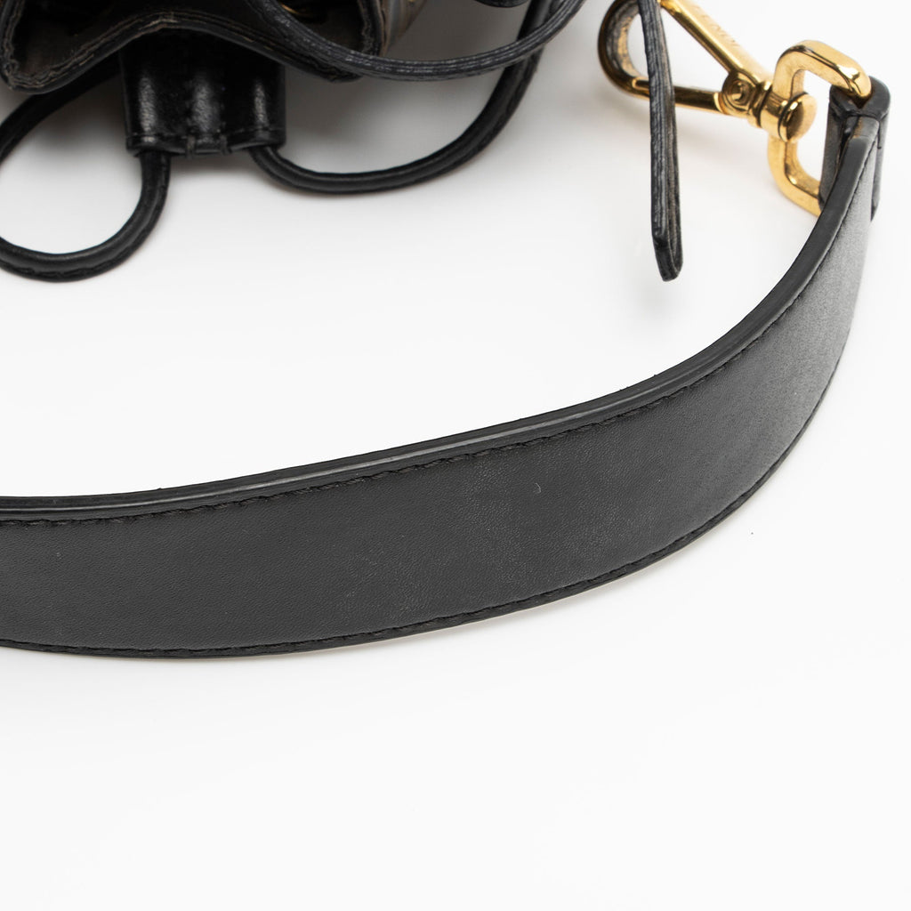 Fendi FF Embossed Calfskin Mon Tresor Mini Bucket Bag - FINAL SALE (SHF-kHTP1s)