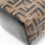 Fendi FF Embossed Calfskin Mon Tresor Mini Bucket Bag - FINAL SALE (SHF-kHTP1s)