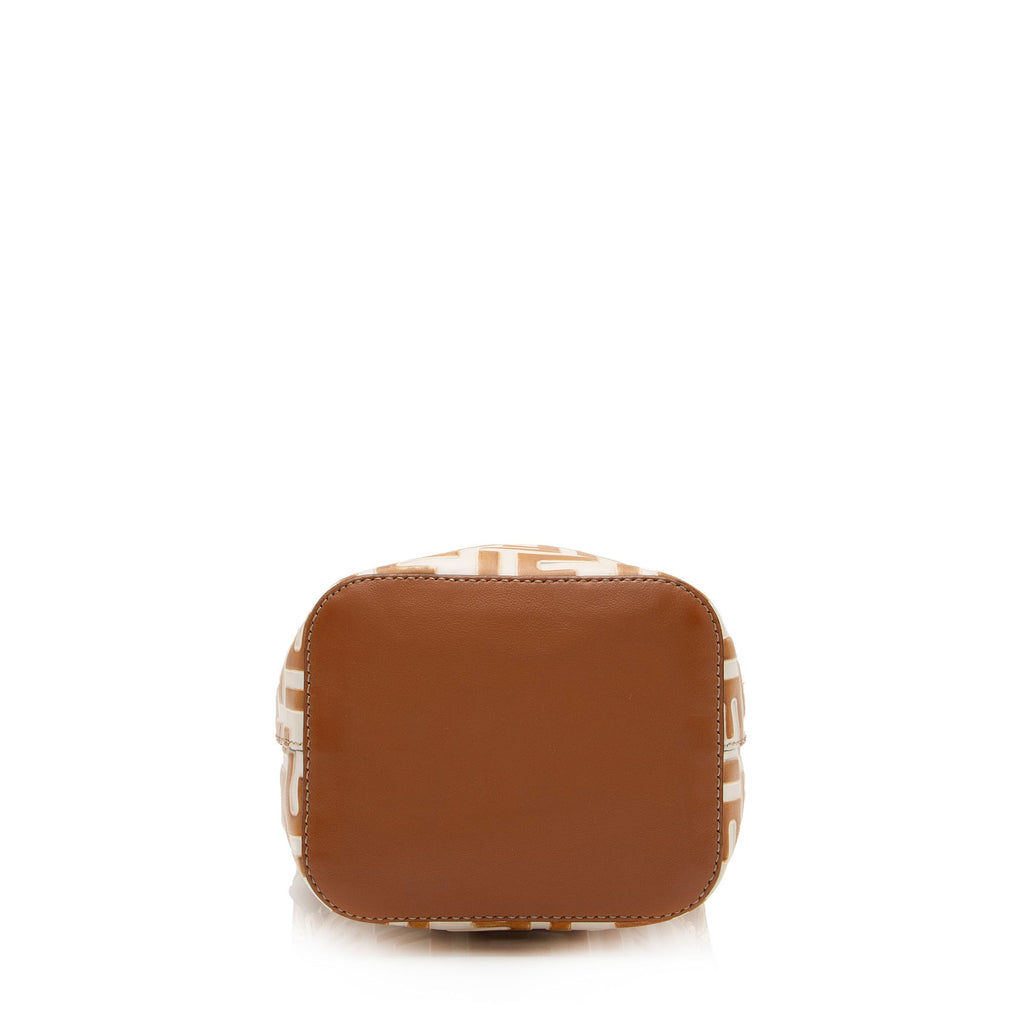 Fendi FF Embossed Calfskin Mon Tresor Mini Bucket Bag (SHF-ubOHeg)