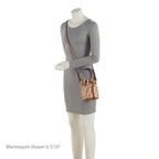 Fendi FF Embossed Calfskin Mon Tresor Mini Bucket Bag (SHF-ubOHeg)