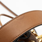 Fendi FF Embossed Calfskin Mon Tresor Mini Bucket Bag (SHF-E3Olct)