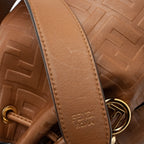 Fendi FF Embossed Calfskin Mon Tresor Mini Bucket Bag (SHF-E3Olct)