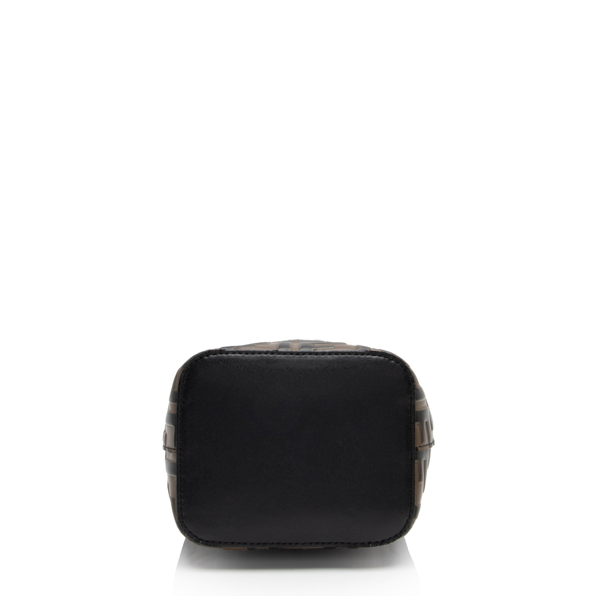 Fendi FF Embossed Calfskin Mon Tresor Mini Bucket Bag (SHF-ci9vp1)