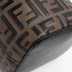 Fendi FF Embossed Calfskin Mon Tresor Mini Bucket Bag (SHF-ci9vp1)