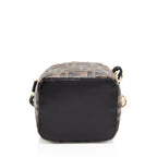 Fendi FF Embossed Calfskin Mon Tresor Mini Bucket Bag (SHF-NZkK6E)