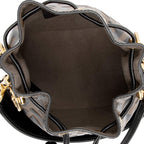 Fendi FF Embossed Calfskin Mon Tresor Mini Bucket Bag (SHF-NZkK6E)