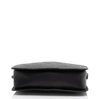 Fendi FF Embossed Calfskin St. Zucca Messenger (SHF-QOa4iu)