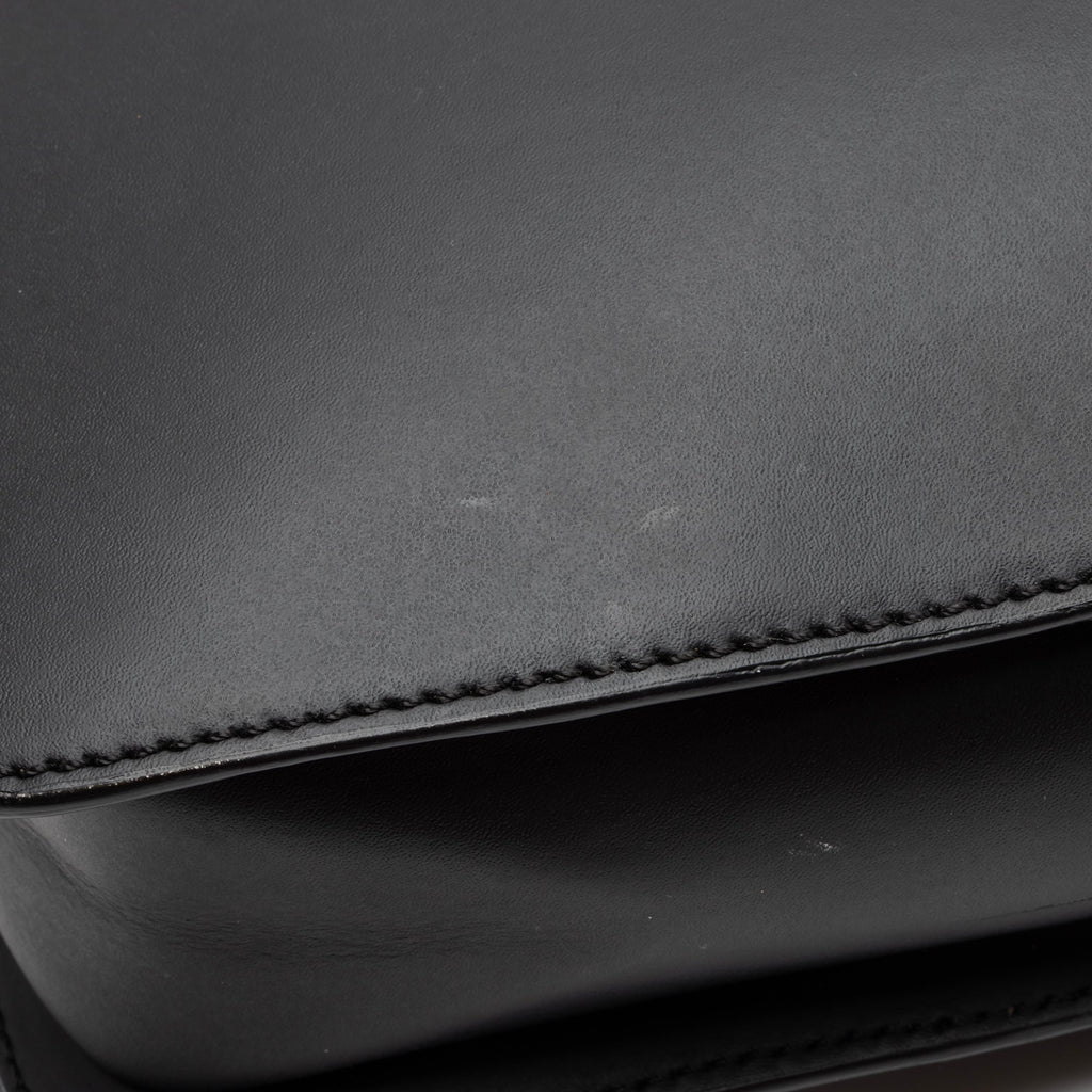 Fendi FF Embossed Calfskin St. Zucca Messenger (SHF-QOa4iu)