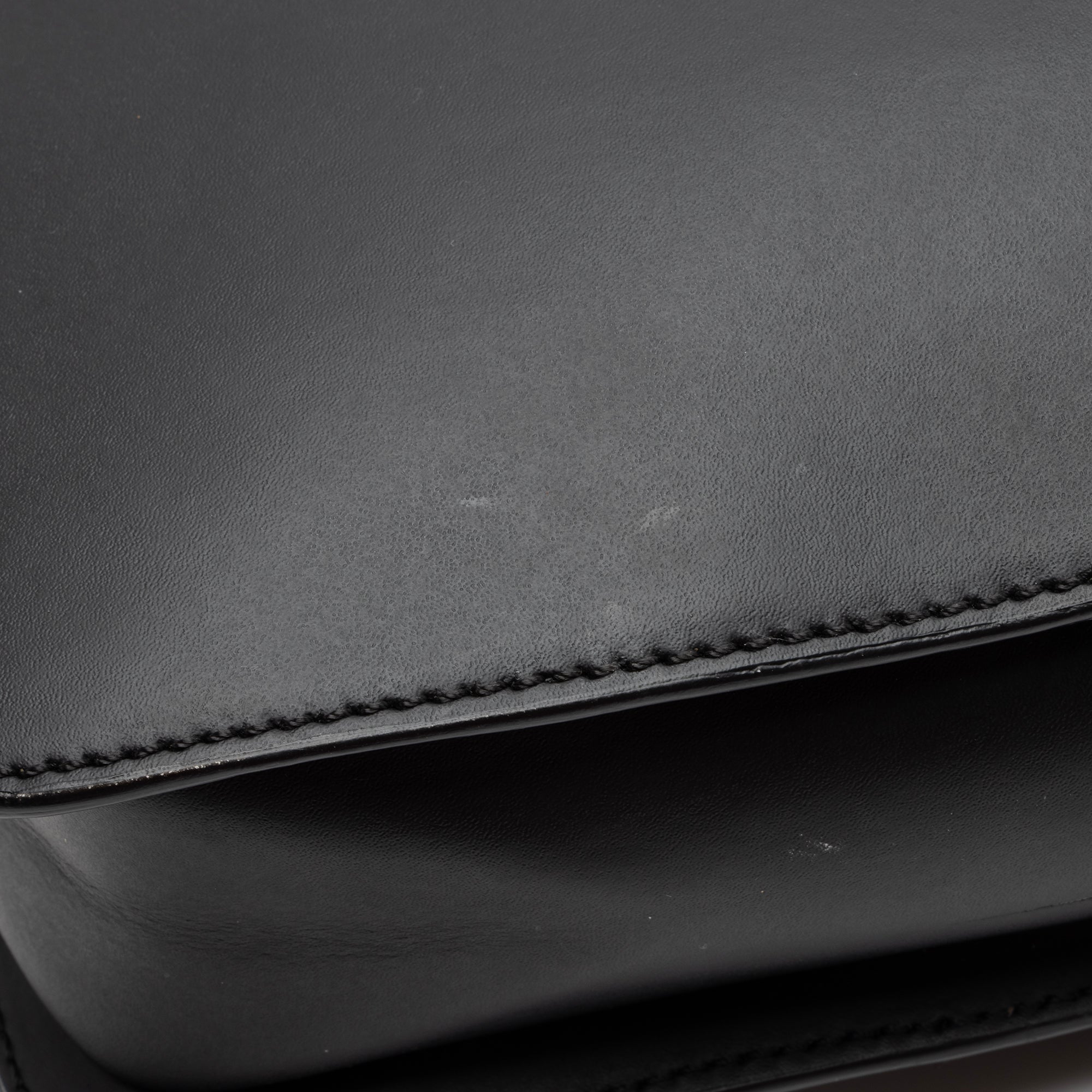 Fendi FF Embossed Calfskin St. Zucca Messenger (SHF-QOa4iu)
