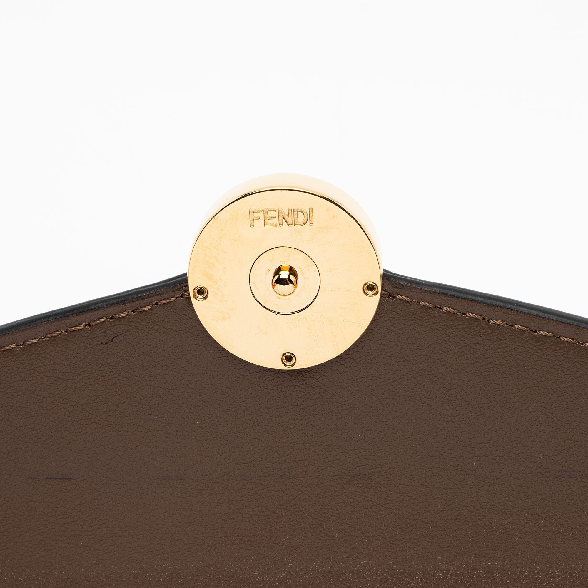 Fendi FF Embossed Leather F is Fendi Continental Wallet (SHF-WjgAL8)