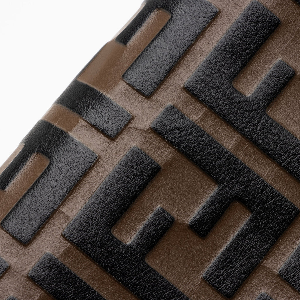 Fendi FF Embossed Leather F is Fendi Continental Wallet (SHF-WjgAL8)