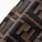 Fendi FF Embossed Leather F is Fendi Continental Wallet (SHF-WjgAL8)