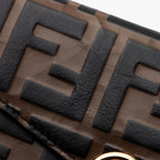 Fendi FF Embossed Leather F is Fendi Continental Wallet (SHF-WjgAL8)
