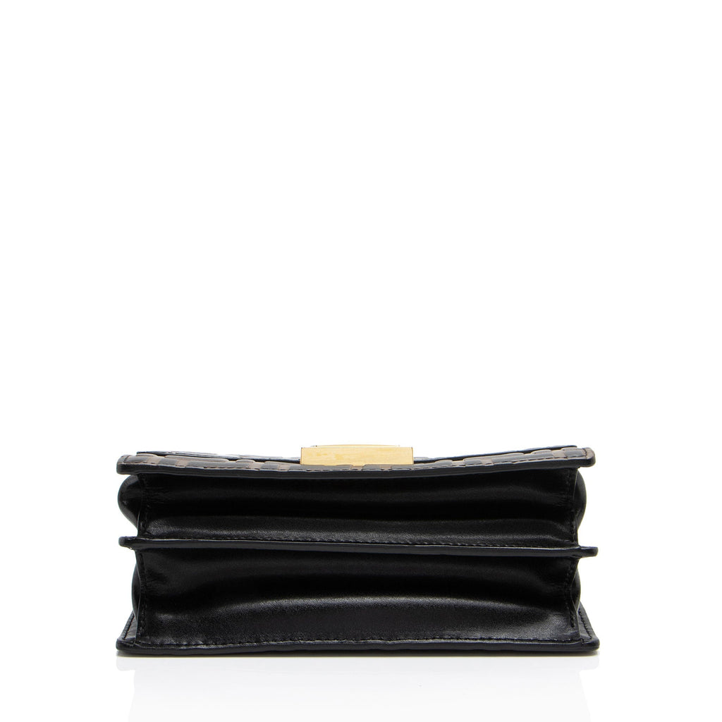 Fendi FF Embossed Kan U Small Shoulder Bag (SHF-ZyKjEu)