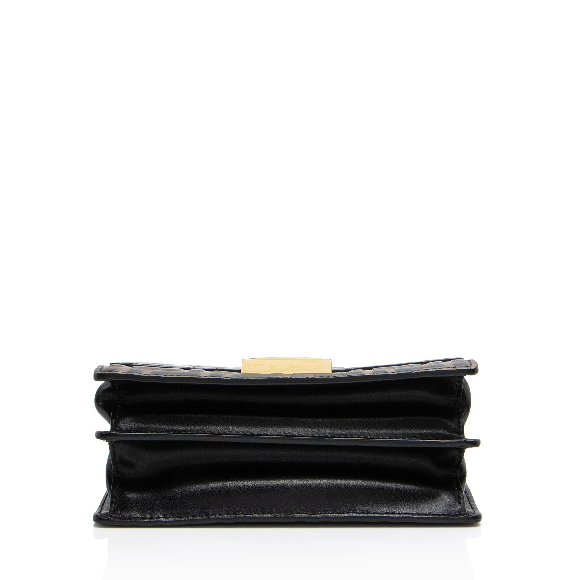 Fendi FF Embossed Kan U Small Shoulder Bag (SHF-ZyKjEu)