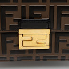 Fendi FF Embossed Kan U Small Shoulder Bag (SHF-ZyKjEu)
