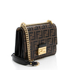 Fendi FF Embossed Kan U Small Shoulder Bag (SHF-ZyKjEu)