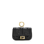 Fendi FF Embossed Nano Baguette Charm Crossbody Bag (SHF-21252)