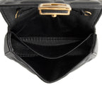 Fendi FF Embossed Nano Baguette Charm Crossbody Bag (SHF-21252)